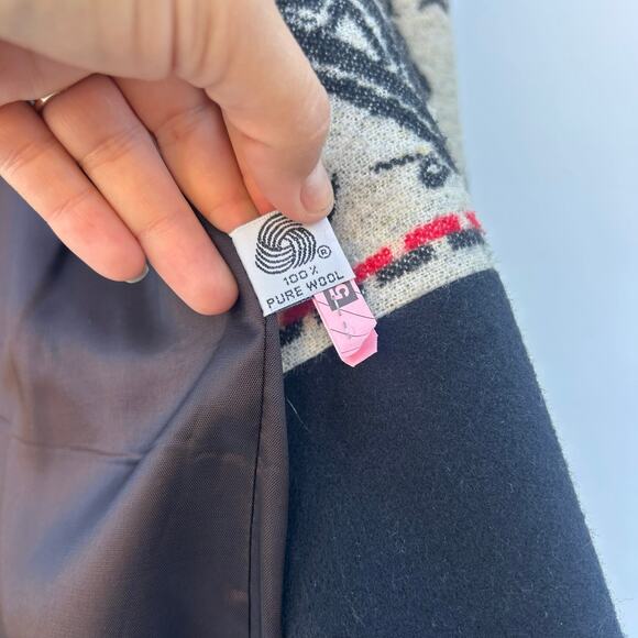 Vintage Maurizio Ramani Wool Oversized Women’s Horse Western Jacket Blazer Large - Picture 7 of 7